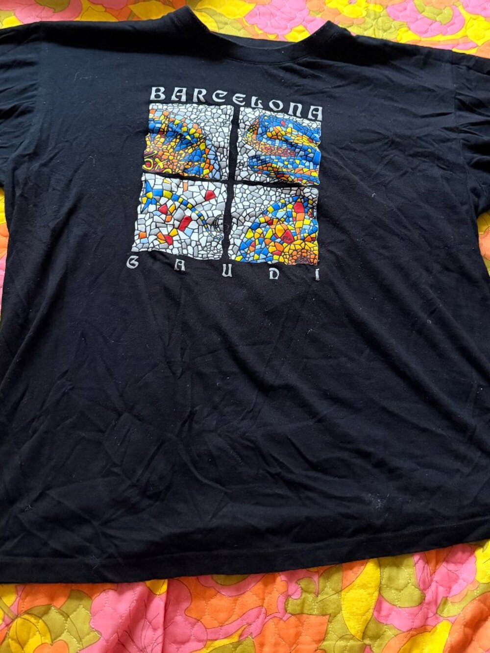 Black Barcelona Souvenir tee
